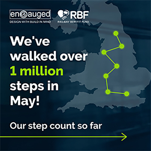 We've walked over 1 million steps in May!
